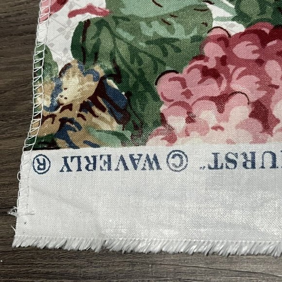 Waverly Designer Series Country House Half Drop Floral Fabric Pattern 660221 - Picture 7 of 16